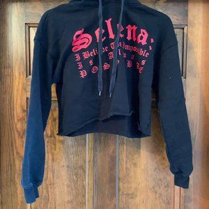 Selena Cropped Hoodie